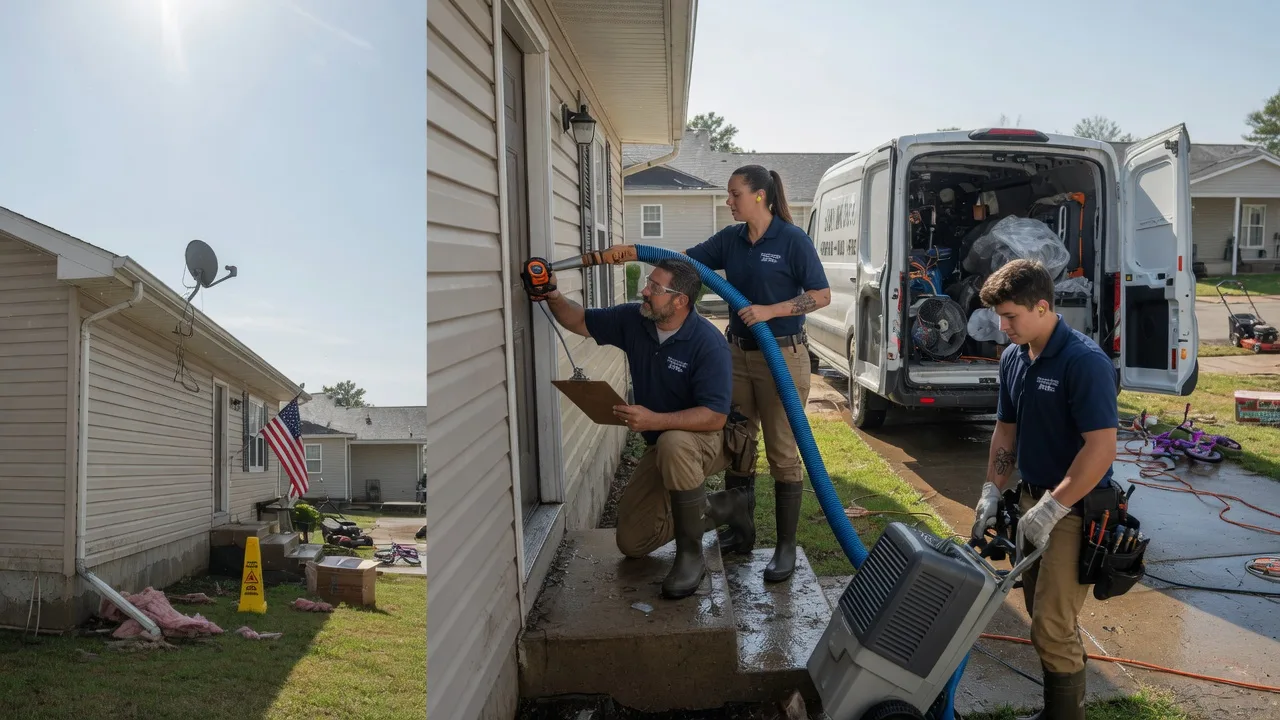 Ceiling Water Damage Restoration in Assumption, IL near me