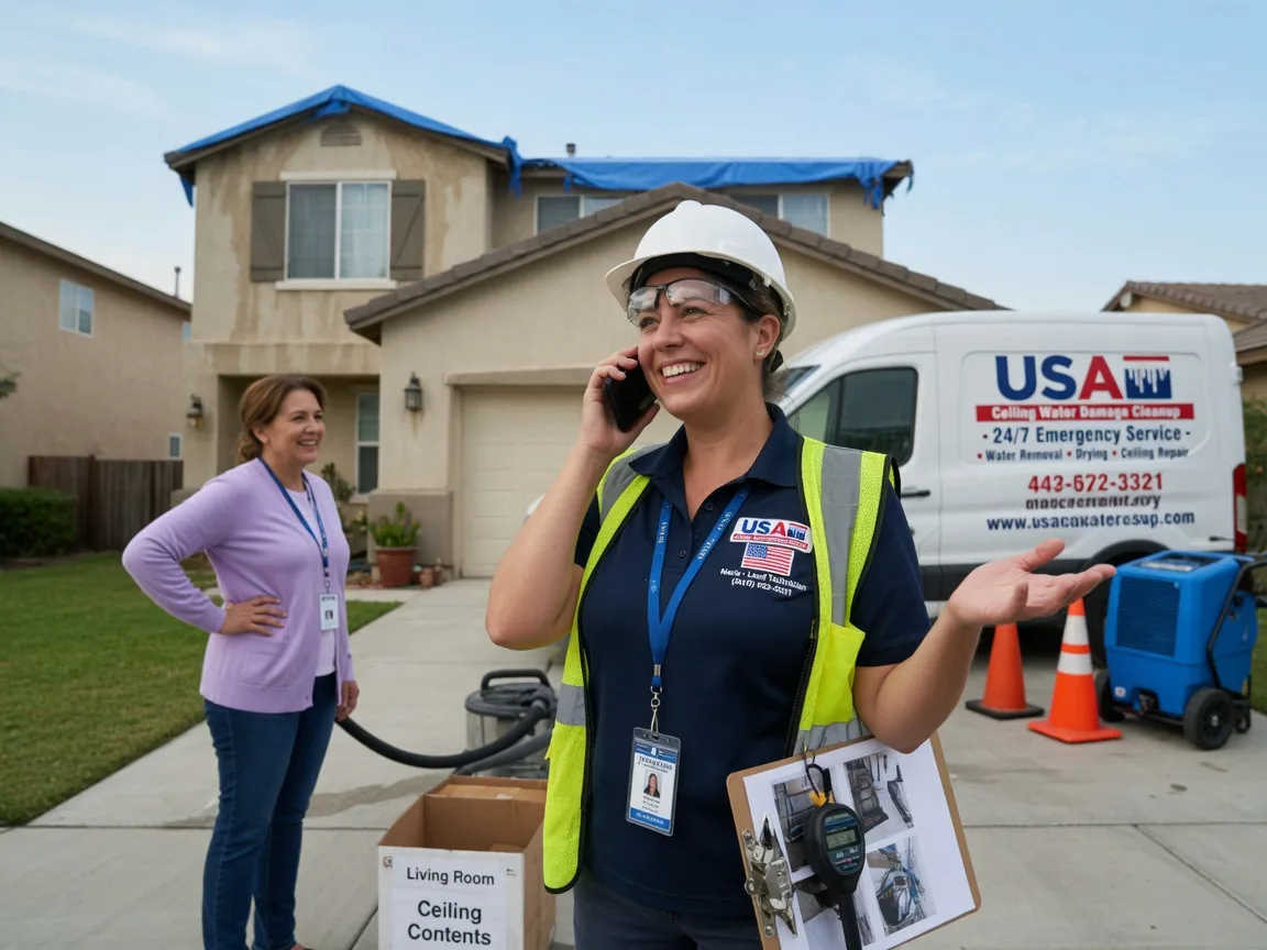 Ceiling Water Damage Restoration Assumption, IL FAQs
